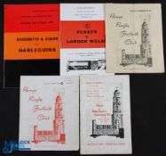 Special West Country Rugby Programmes (5): Penryn v London Welsh, RFU Cup qu.final, 1973; v H