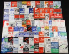 1950-60 English League Football programmes, a mixed lot of league and a few cup matches with noted
