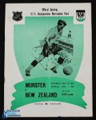 1964 Tour matches in New Zealand match programme; Munster (Germany) v Auckland 30 May 1964 plus