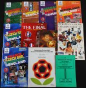 European nations tournaments 1972 Official tournament issue, 1980 Official programme, 1992 98 page