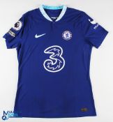 Joao Felix No 11 Chelsea 2022/23 home match issue football shirt - Nike / 3, PL No Room for Racism