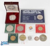 Football Collectors Coins/Tokens, a mixed lot to include Luton Town Centenary Club, Celtic FC 1888-