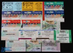 1987-1999 RWC Rugby Ticket Selection (16): 1987 NZ v Italy (J Kirwan's match) & Romania v