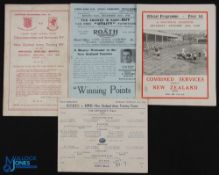 1945-6, The Kiwis in the UK Rugby Programmes (4): Lovely selection from the popular postwar tour,