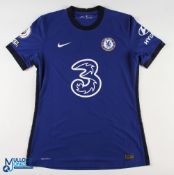 Thiago Silva No 6 Chelsea 2020/21 home match issue football shirt - Nike / 3, PL No Room for