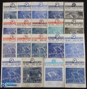 Inter-Services Rugby Programmes (19): All at Twickers, Army v Navy 1947, 48, & 53-59 inclusive; Army