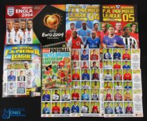 Panini Football Sticker Books, all Panini albums are unused with a selection of sticker cards inside
