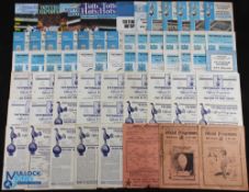 Collection of Tottenham Hotspur home match programmes 1935/1936 v Barnsley (about 10% of front