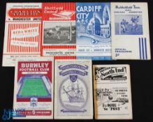 1954/55 Manchester Utd Div. 1 away match programmes v Charlton Athletic, Sheffield Utd, Preston