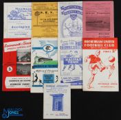 Accrington Stanley away match programmes 1946/47 Rotherham Utd, 1952/53 Halifax Town, 1952/53