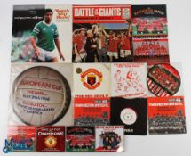 Collection of Manchester United records to include 1968 European Cup Final 'The Match' on 33 1/3 rpm
