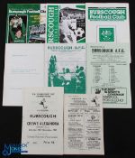 Selection of non-league Burscough FC home match programmes 1955/56 Wigan Athletic, 1959/60 Crewe
