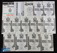 Selection of Queens Park home match programmes 1961/62 Stenhousemuir, 1963/64 Clyde, 1966/67