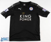 Kasper Schmeichel No 1 Leicester City (Champions) 2015/16 Goalkeeper match issue football shirt - in