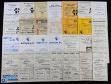 Selection of Buxton FC home programmes 1946/47 Port Vale, 1948/49 Ellesmere Port, 1951/52