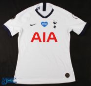 Harry Kane No 10 Tottenham Hotspur Black Lives Matter/ NHS 2019/20 home match issue football shirt -