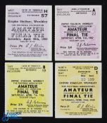 Selection of FA Amateur Cup Final Tickets at Wembley; 1950 Willington v Bishop Auckland, 1955 Bishop