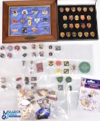Quantity of Assorted Rugby League enamel badges Rugby League Centenary 1895-1995 set reproductions