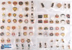 Bradford Bulls Rugby League enamel badges to incl Super League, Treble Winners, Challenge Cup, Grand