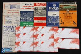 Selection of football programmes to include 1949/50 Portsmouth v Derby County (poor), 1951/52