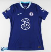 Enzo Fernandez No 5 Chelsea 2022/23 home match issue football shirt - Nike / 3, PL No Room for