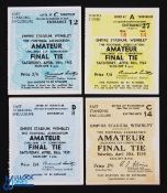 Selection of FA Amateur Cup Final Tickets at Wembley; 1954 Crook Town v Bishop Auckland, 1959