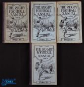 Rugby Football Annuals 1929-1933 Inclusive (4): Nice run of four of this famous and so-useful