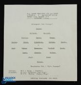 1965/66 Liverpool v Manchester Utd FAYC 3rd round programme, at Anfield Monday 17 January 1966;