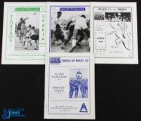 Selection of Maltese European cup match programmes 1963/64 Sliema Wanderers v Borough Utd (Wales) 15