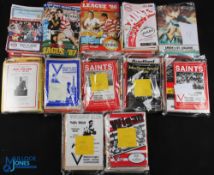 1980s St Helen's Rugby H & A League Programmes (c.425): A boxful of the Saints issues across the