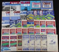 Collection of Burnley home programmes 1946/47 Aston Villa (FA cup), 1947/48 Sheffield Utd, 1948/49