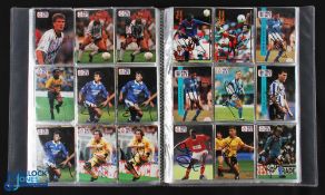 An Album full of Autographed football trading cards, odd duplications, cards by Merlin Prostar