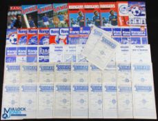 Collection of Rangers home programmes 1950/51 Clyde, 1951/52 Hibernian, 1952/53 Motherwell, 1953/