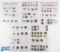 Leeds Rhino Rugby League Enamel Badge Collection - a good selection to include variations of