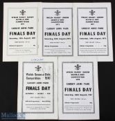 Welsh National Rugby Sevens Programmes (5): from 1970, 1971(2), 1972 & 1973, one signed by Laurie