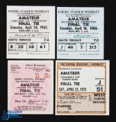 Selection of FA Amateur Cup Final Tickets at Wembley; 1960 Hendon v Kingstonians, 1965 Hendon v