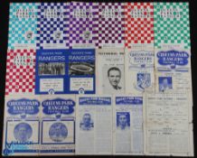 Selection of Queens Park Rangers home programmes 1943/44 Brighton (poor), 1945/46 Port Vale (War