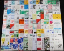 Collection of Welsh non-league match programmes to include Rhyl FC homes, 1956/57 Wellington Town (