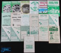 Collection of Yeovil Town homes to include 1949 Silver Jubilee Handbook (68 pages), 1949/50