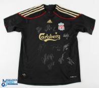 2016 Liverpool Women's Team Signed Football Shirt, Adidas a boy size age 11-12 short sleeve with
