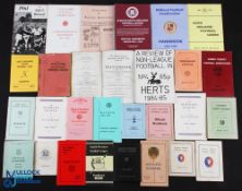1938-2006 Amateur football League Handbooks, a collection of #26 booklets with noted 1970-71