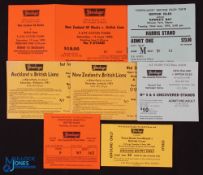1993 British & I Lions Rugby Tickets (7): All three tests (Christchurch, Wellington & Auckland) plus