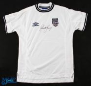 2000 Gareth Southgate Signed England Euro Umbro Football Shirt, short sleeve - size 158cm (boys