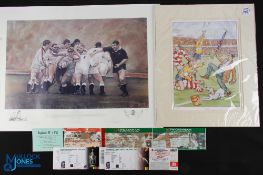 Rugby Artworks & Tickets (9): Stephen Doig's large, bold & striking 'Sweet Chariot' limited