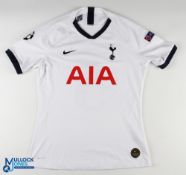 Jan Vertonghen No 5 Tottenham Hotspur 2019/20 Champions League home match issue football shirt -