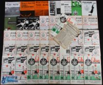 Collection of Fulham home programmes 1947/48 Everton (FAC), 1949/50 Liverpool, 1950/51 Bolton