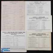 Oxford Univ v Tourists Rugby Programmes (5): The Dark Blues v S Africa 1960 & 1969 (won, single