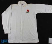 Scarce Phil Blakeway's 1981 match worn English Rugby Jersey: Lovely Umbro 44