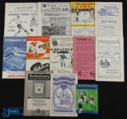Collection of Accrington Stanley away programmes 1948/49 Bradford City, 1952/53 Carlisle Utd, 1954/