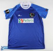 Luka Lochoshvili No 44 Wolfsberger AC 2020/21 away match issue football shirt - in blue, San